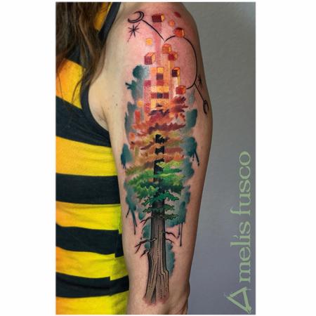 Tattoos - Autumn Aspen Inspired Redwood - 129158
